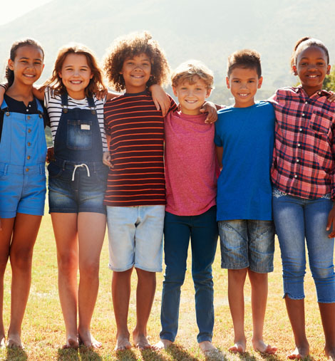 Group of Children Smiling